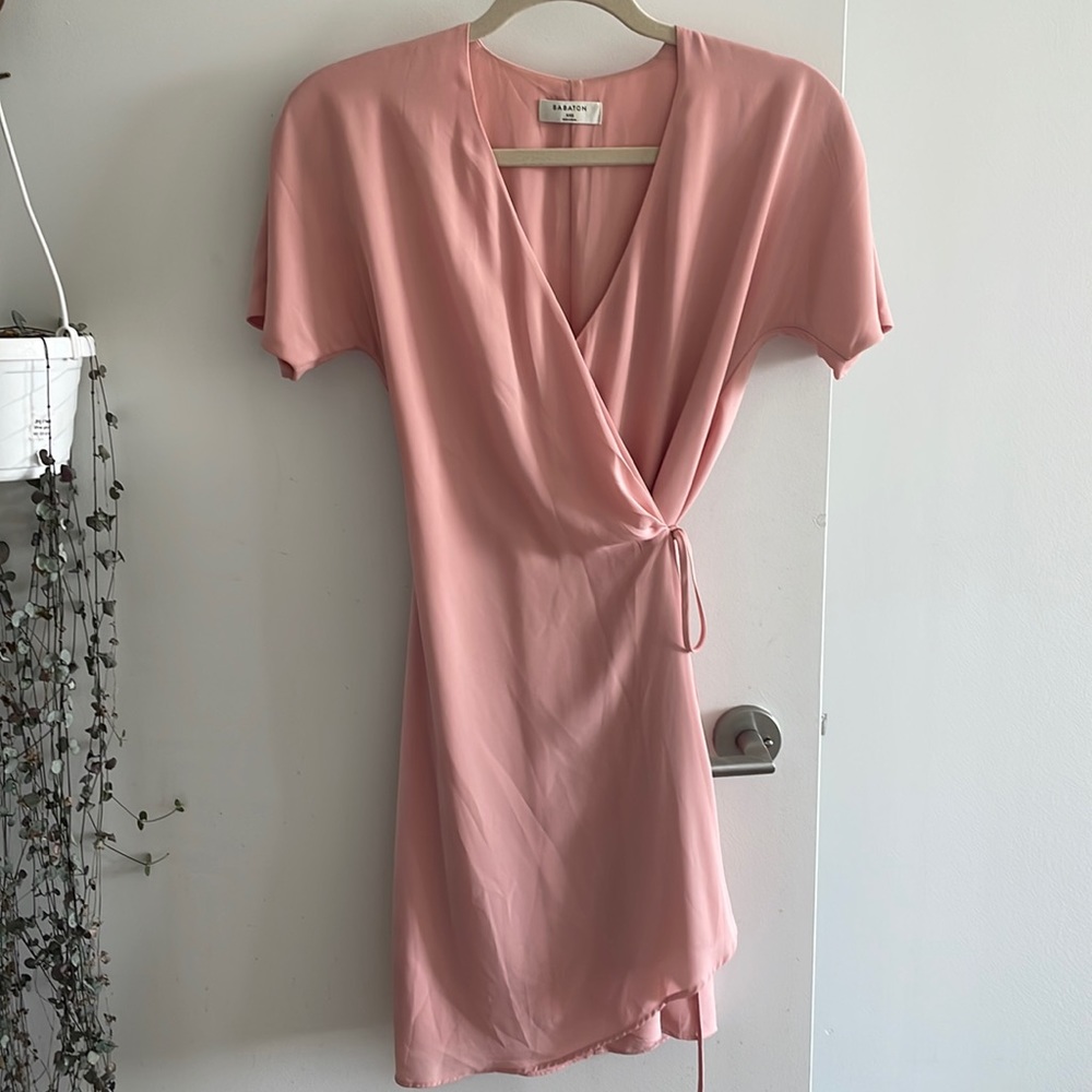 Aritzia Mini Wrap Dress